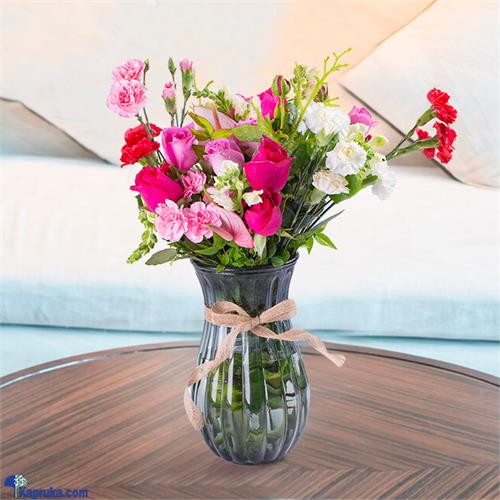 Tropical Pink Paradise Vase