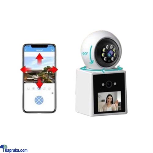 Video Call CCTV Wifi Dual Lens Camera With Display