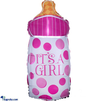 Its A Girl Foil Balloon Bottle