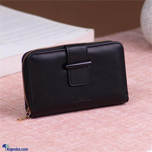 Simple Fashion Folding Wallet - Black