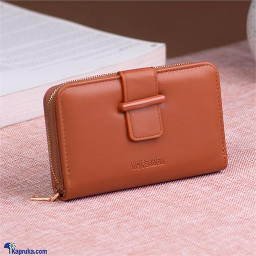 Simple Fashion Folding Wallet - Brown