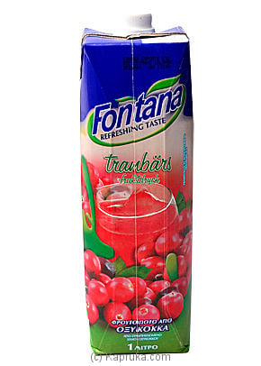 Fontana Canberry Juice - 1 Ltr - Juice / Drinks