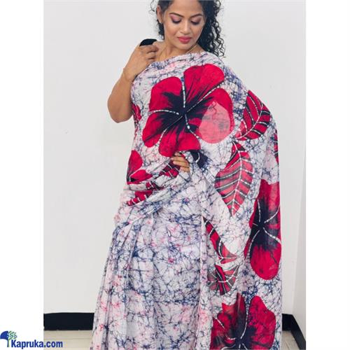 Indian Voil 3 Colour Saree