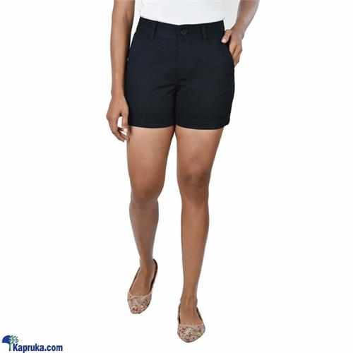 M401- AS- 01 Womens Chino Short BLACK 1