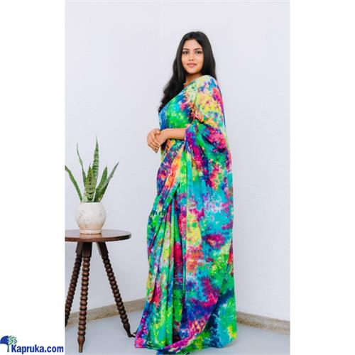 Multi Colour Tie Dye Saree