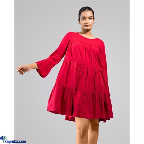 Tainy Flounce Sleeve Smock Mini Dress