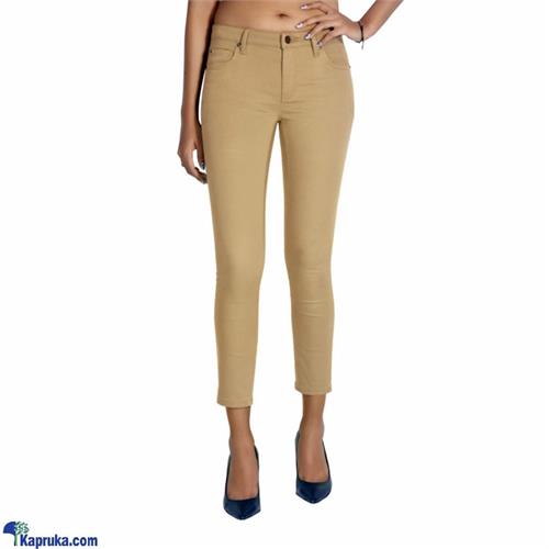 Womens Traveller Pant- Cream Caramal