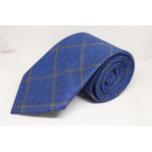 Blue Plaid Tie