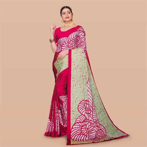 Luxe Glow Satin Silk Saree