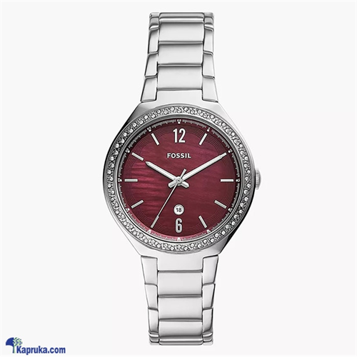 Fossil Ashtyn Three- Hand Date Stainless Steel Watch BQ3923 - Watches