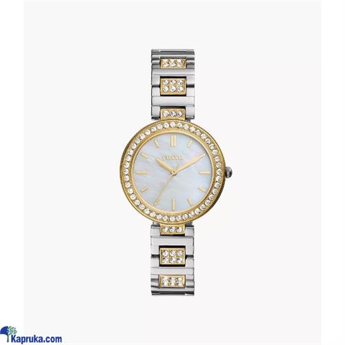 Fossil Karli Three Hand Two Tone Stainless Steel Watch