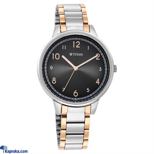 TITAN TRENDSETTERS ANTHRACITE DIAL WOMEN WITH STAINLESS STEEL STRAP