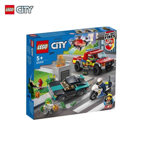 LEGO City Fire Rescue & Police Chase LG60319
