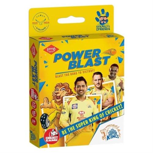 Kaadoo Power Blast Chennai Super Kings Cricket Game KD0005