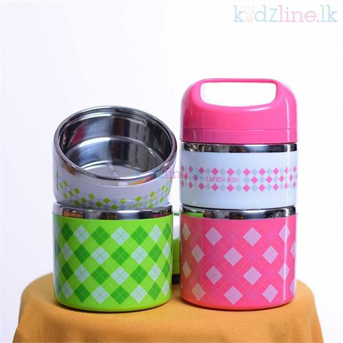02 Layer Stainless Steel Lunch Box