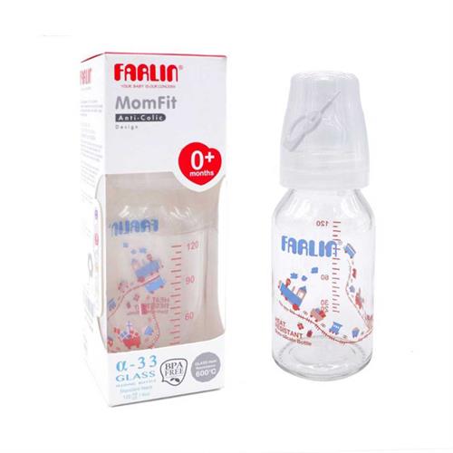 Farlin Glass Feeding Bottle (120ml)