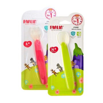 Farlin Silicone Spoon Green