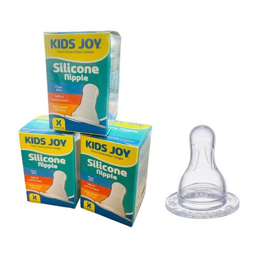 Kids Joy Silicone Nipple (Cross Cut)