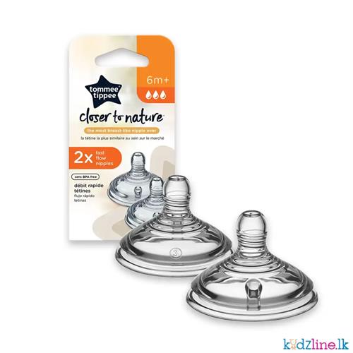 Tommee Tippee Natural Start Two Pack Soft Teat Medium Flow