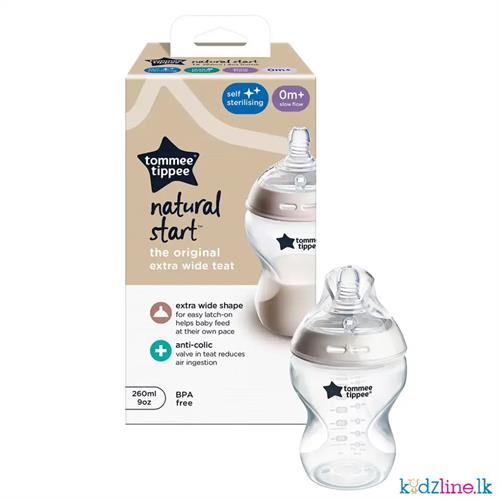 Tommee Tippee PP 260ml Baby Feeding Bottle 3m+ Perfect for Growing Babies