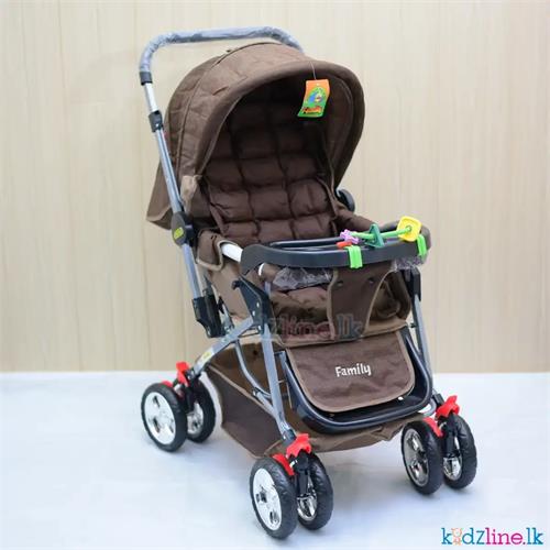 Foldable Stroller For Baby With Feeding Plate