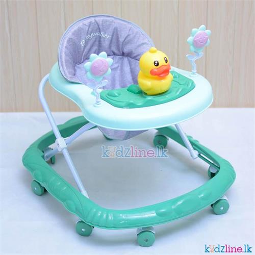 Baby Walker Duck Desing Green