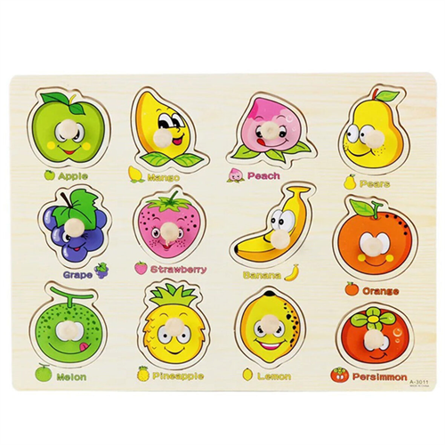 Wooden Learning Puzzle (Fruit)