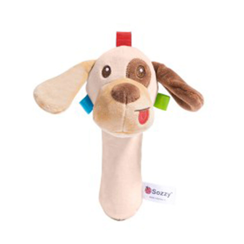 SOZZY Soft Animal Toy Rattle ( Puppy)