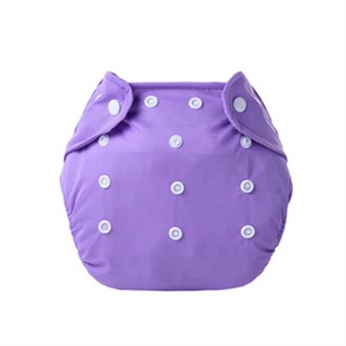 Reusable Cloth Diaper (Purple)