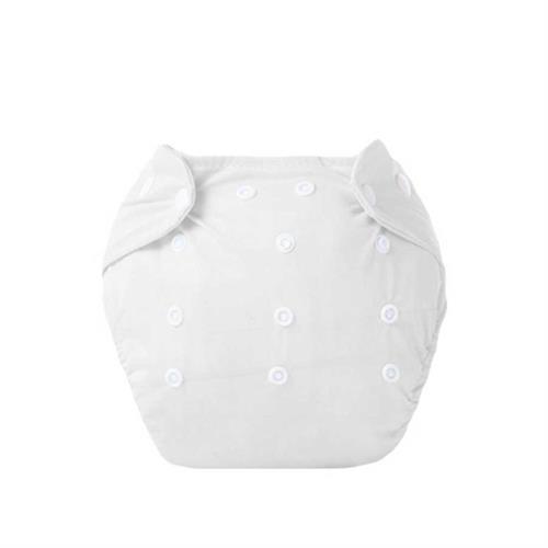 Reusable Cloth Diaper (White)