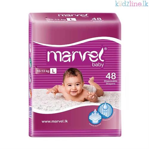 Marvel Baby Diaper Large 48Pcs