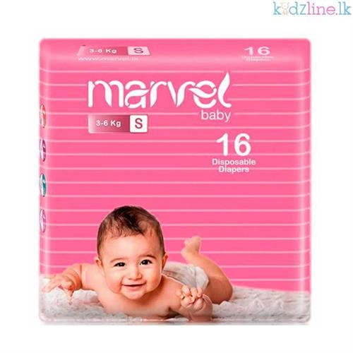 Marvel Baby Diaper Small 16Pcs