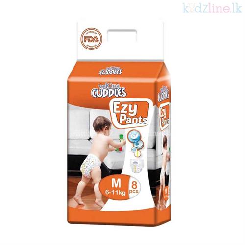 Velona Cuddles Ezy Pant Medium ( M ) 8Pcs