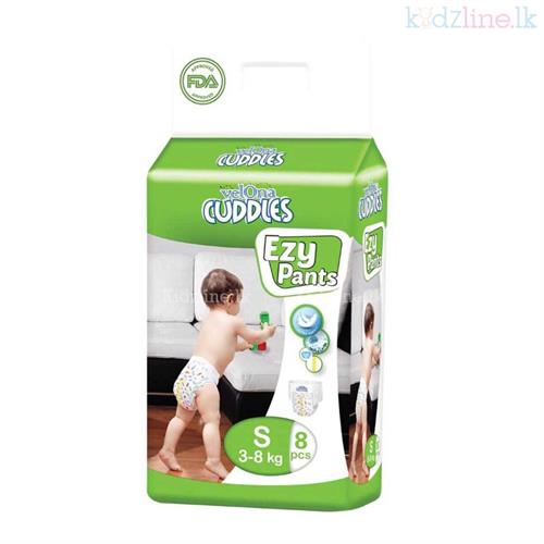 Velona Cuddles Ezy Pant Small ( S ) 8Pcs