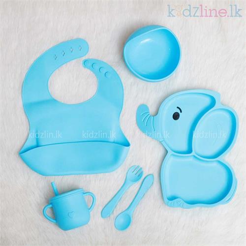 6-in-1 silicone feeding set