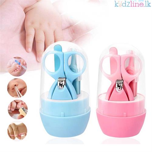 4Pcs Nail Care Set Pink