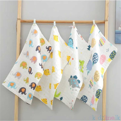 100% Cotton 6 Layers Printed Super Soft Bib And Muslin Burp Cloths Burping Towel For Baby