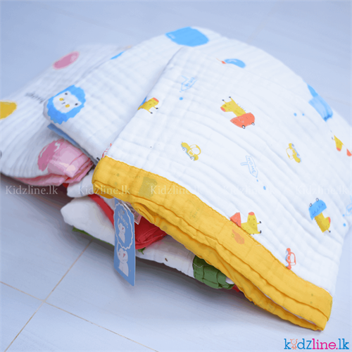 6 Layer Muslin Swaddle Blanket for Newborn, Soft Cotton Nursery Blanket, Bath Towel, Receiving Blanket for Baby
