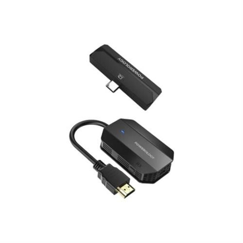 Powerology PHDMACBK Wireless HDMI Audio & Video Type-C Adapter