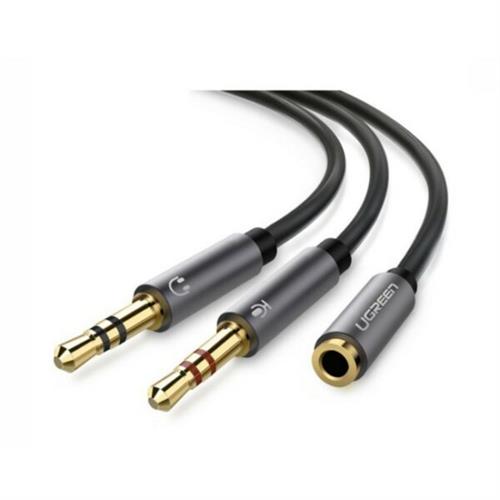 UGREEN 20898 3.5MM Female to Male Audio ABS Case Cable