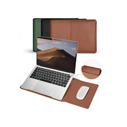COTEetCI Multifunctional Leather Liner Bag for Macbook