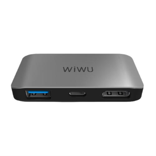 WiWU Alpha C2H 3-in-1 Type-C Hub Adapter