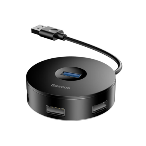 Baseus Airjoy Round Box USB 3.0 to USB 3.0 x 1 + USB 2.0 x 3 Hub Adapter