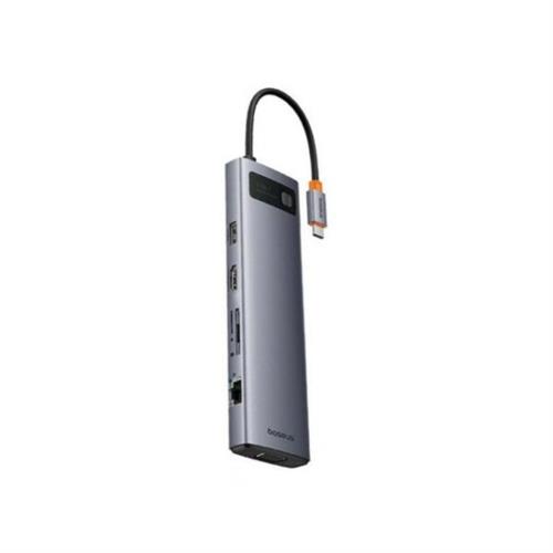 Baseus Metal Gleam Series 11-in-1 HDMI4K@60Hz*1+VGA*1+USB3.0*3+USB2.0*1+PD*1+RJ45*1+SD/TF*1+3.5mm*1 Hub Adapter