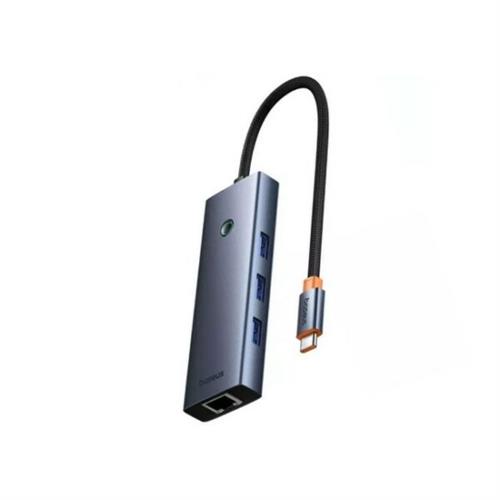 Baseus UltraJoy Series 5 Port USB3.0*3+RJ45*1+PD*1 Hub Adapter