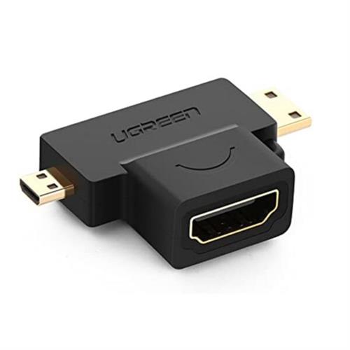 UGREEN 20144 Micro HDMI + Mini HDMI male to HDMI female Adapter