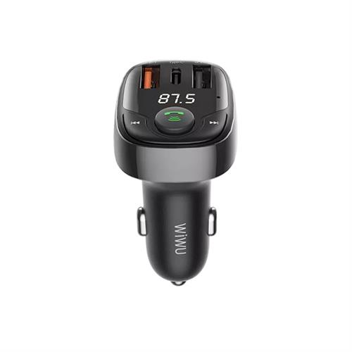 WiWU PC600 Bluetooth 5.0 Wireless Transmitter Car Charger