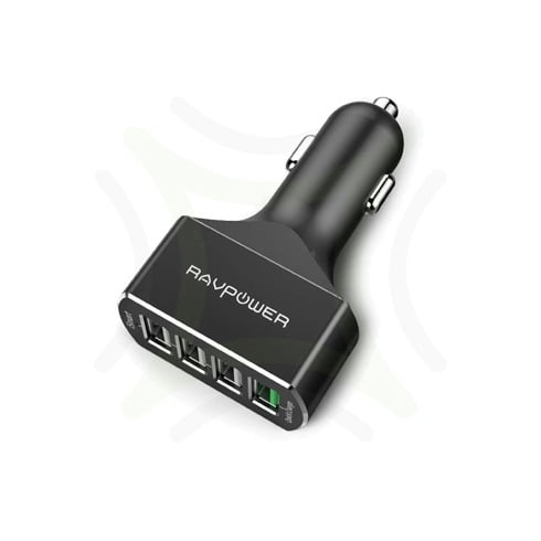 RavPower Turbo 54W 4-Port Car Charger