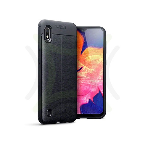 Auto Focus Leather Design Back Cover For Samsung Galaxy A Series