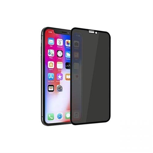 iPhone XS Green Privacy Tempered Glass